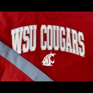 WSU windbreaker pullover